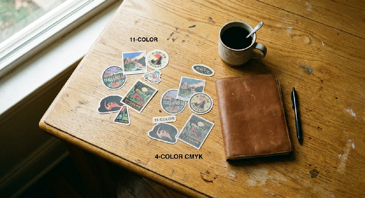 11-Color vs 4-Color CMYK Printing: Why It Matters for Your Stickers, Stickerine