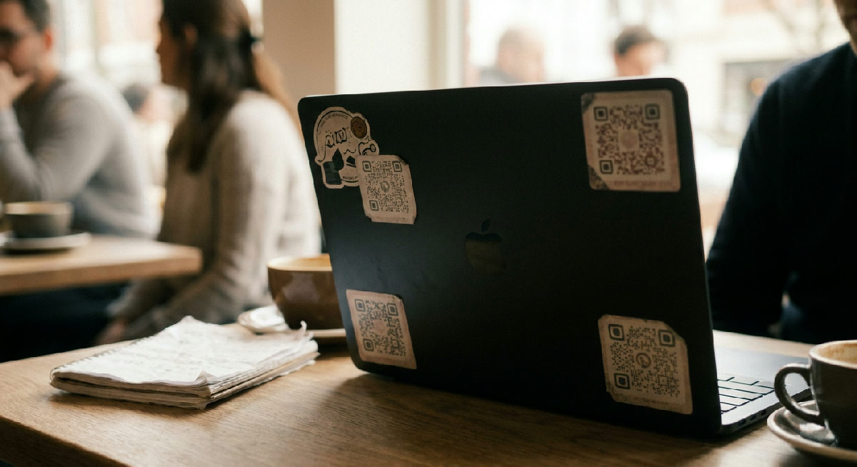Custom stickers printed by Stickerine