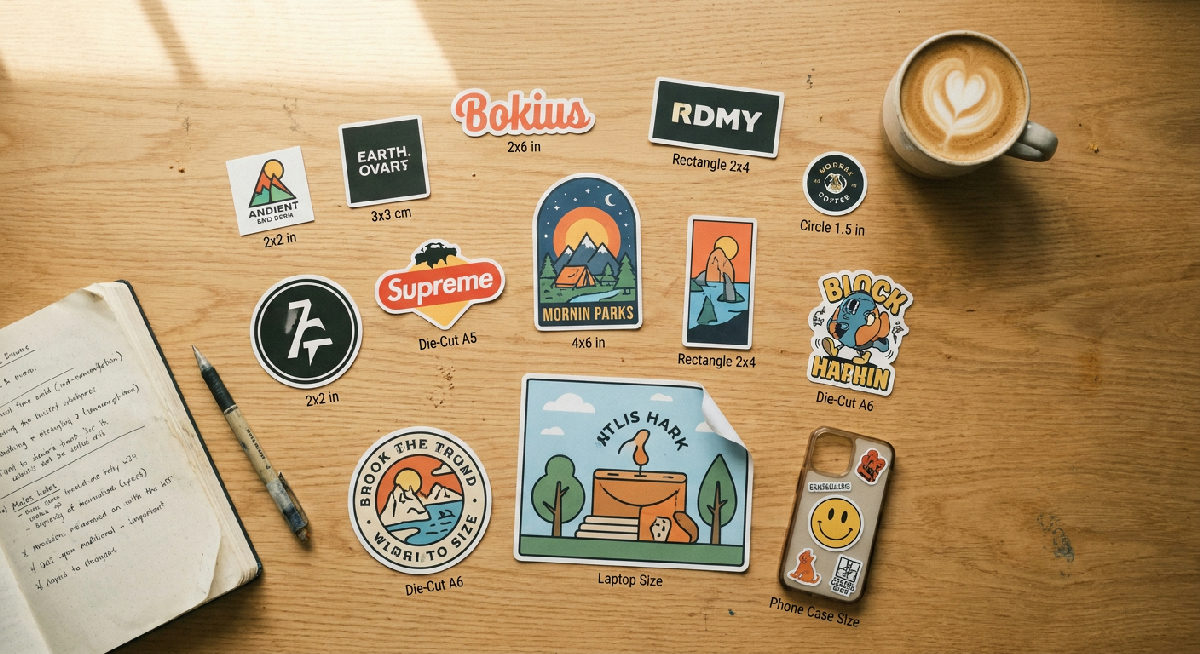 Sticker Size Guide: Choosing the Right Dimensions for Your Brand or Event, Stickerine