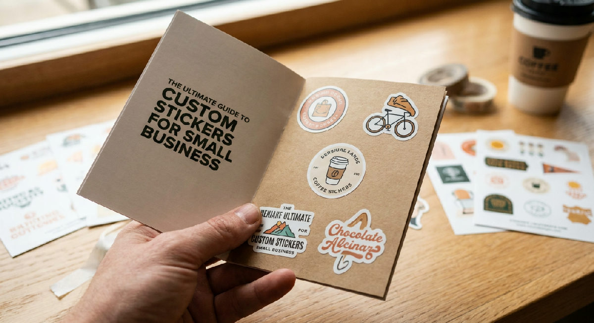 Die-cut stickers printed by Stickerine